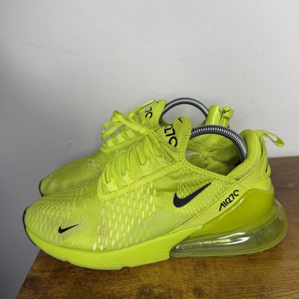Nike Air Max 270 Shoes Womens Size 10 Yellow Volt Running Sneakers DV2226-300 - Picture 2 of 7
